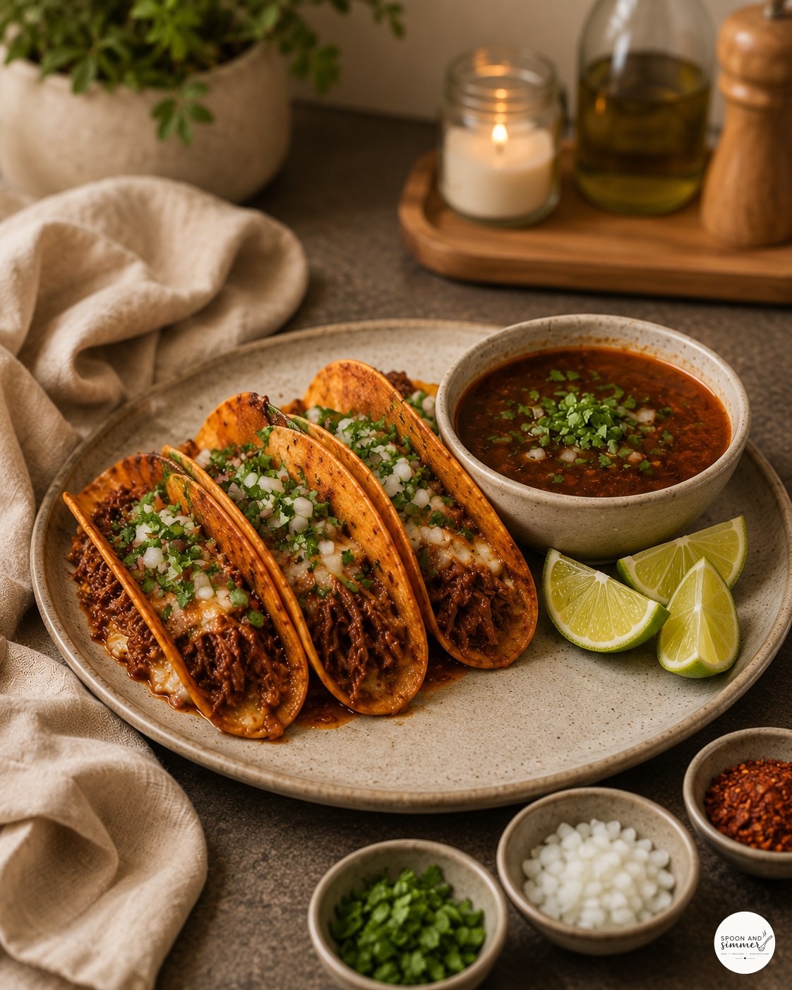 Crock Pot Birria - Slow - Cooked Beef Tacos Worth Every Hour