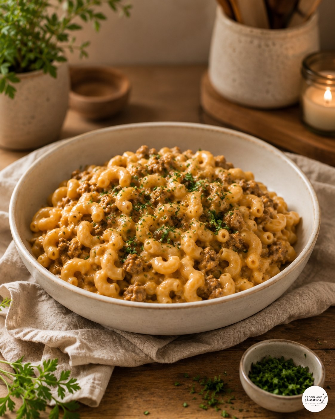 One-Pot Camping Hamburger Helper