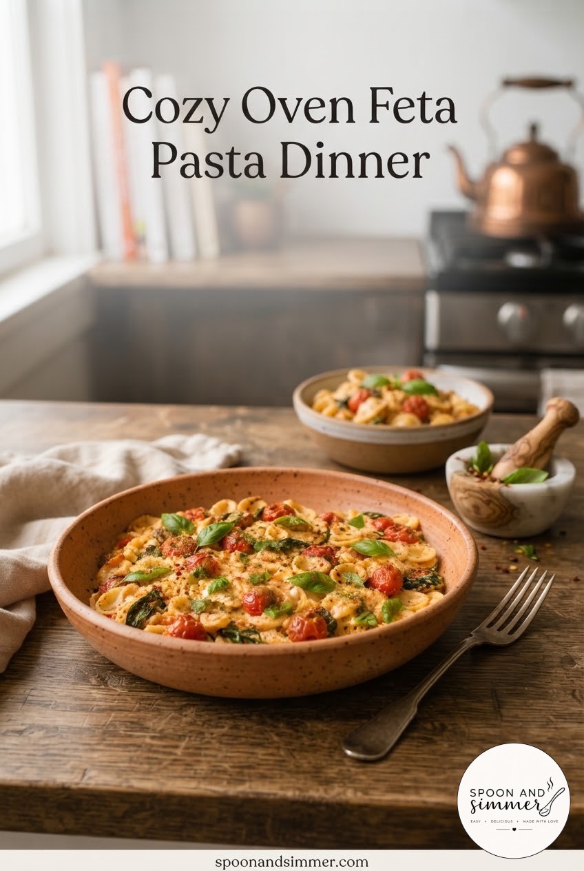 Cozy Oven Feta Pasta Dinner