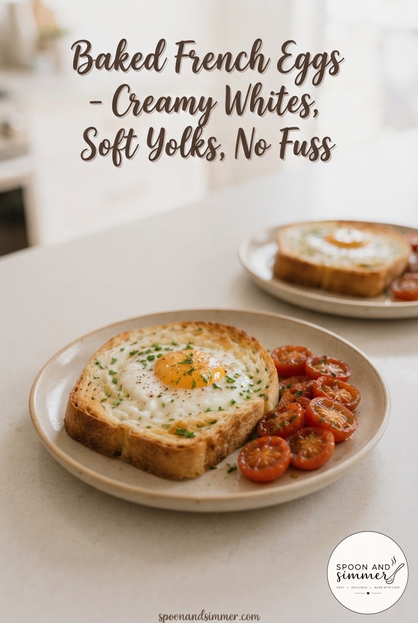 Baked French Eggs - Creamy Whites, Soft Yolks, No Fuss