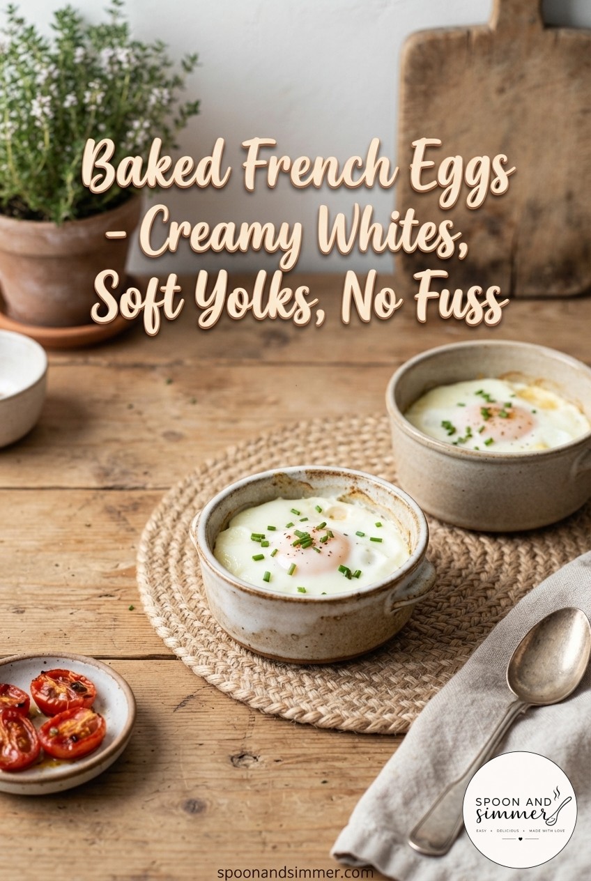 Baked French Eggs - Creamy Whites, Soft Yolks, No Fuss