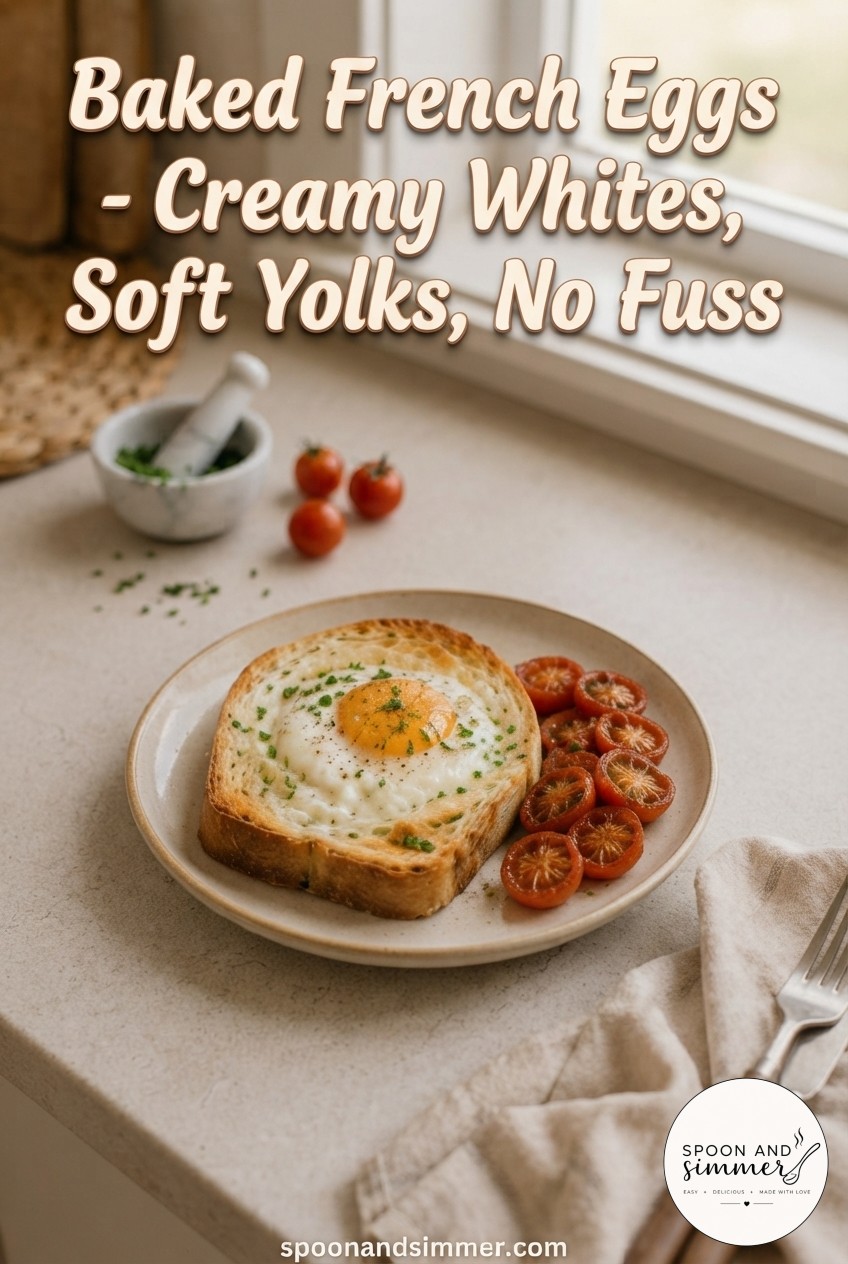 Baked French Eggs - Creamy Whites, Soft Yolks, No Fuss