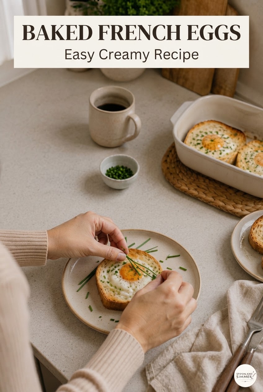 Baked French Eggs Easy Creamy Recipe