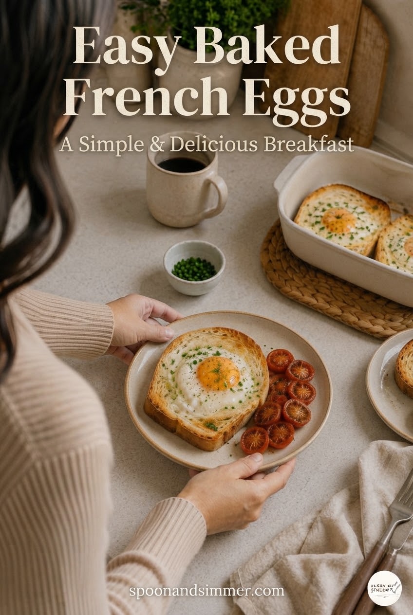Easy Baked French Eggs