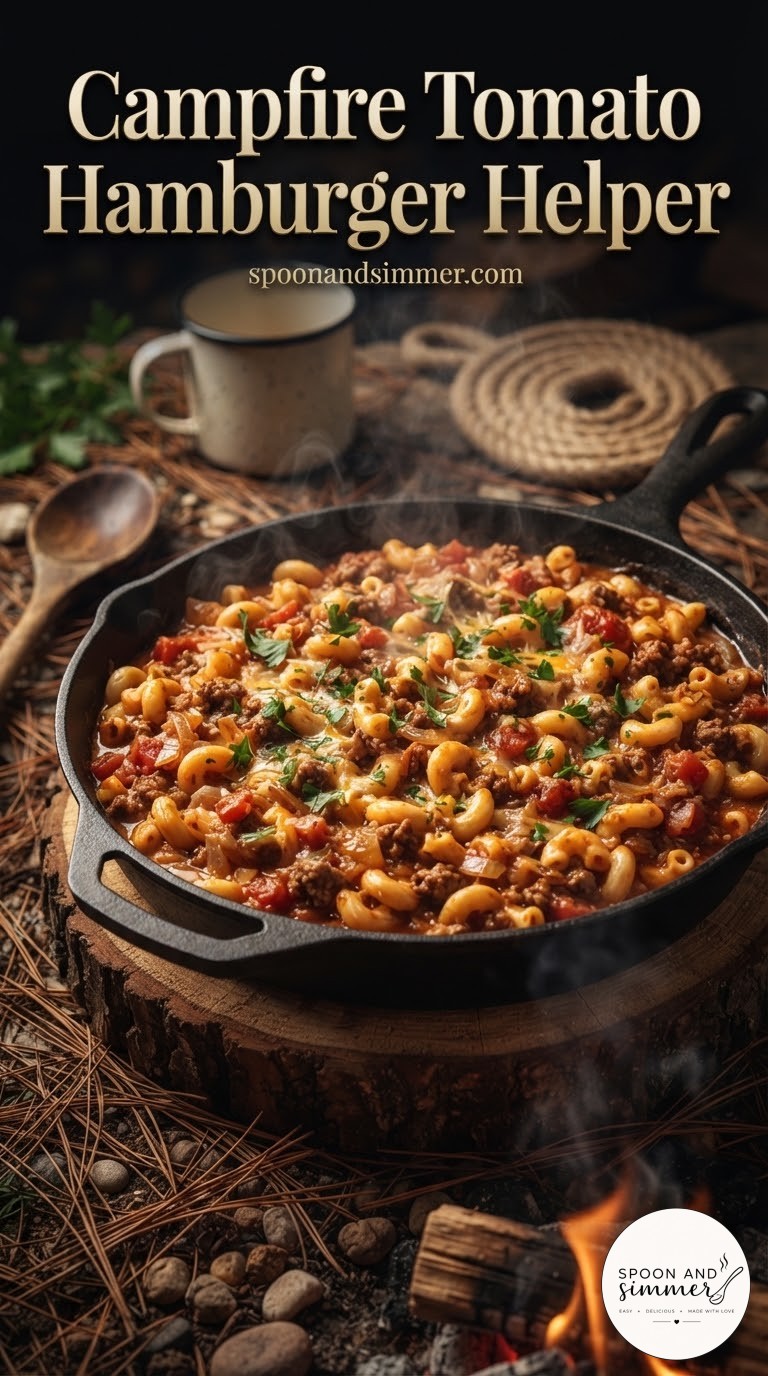 Campfire Tomato Hamburger Helper