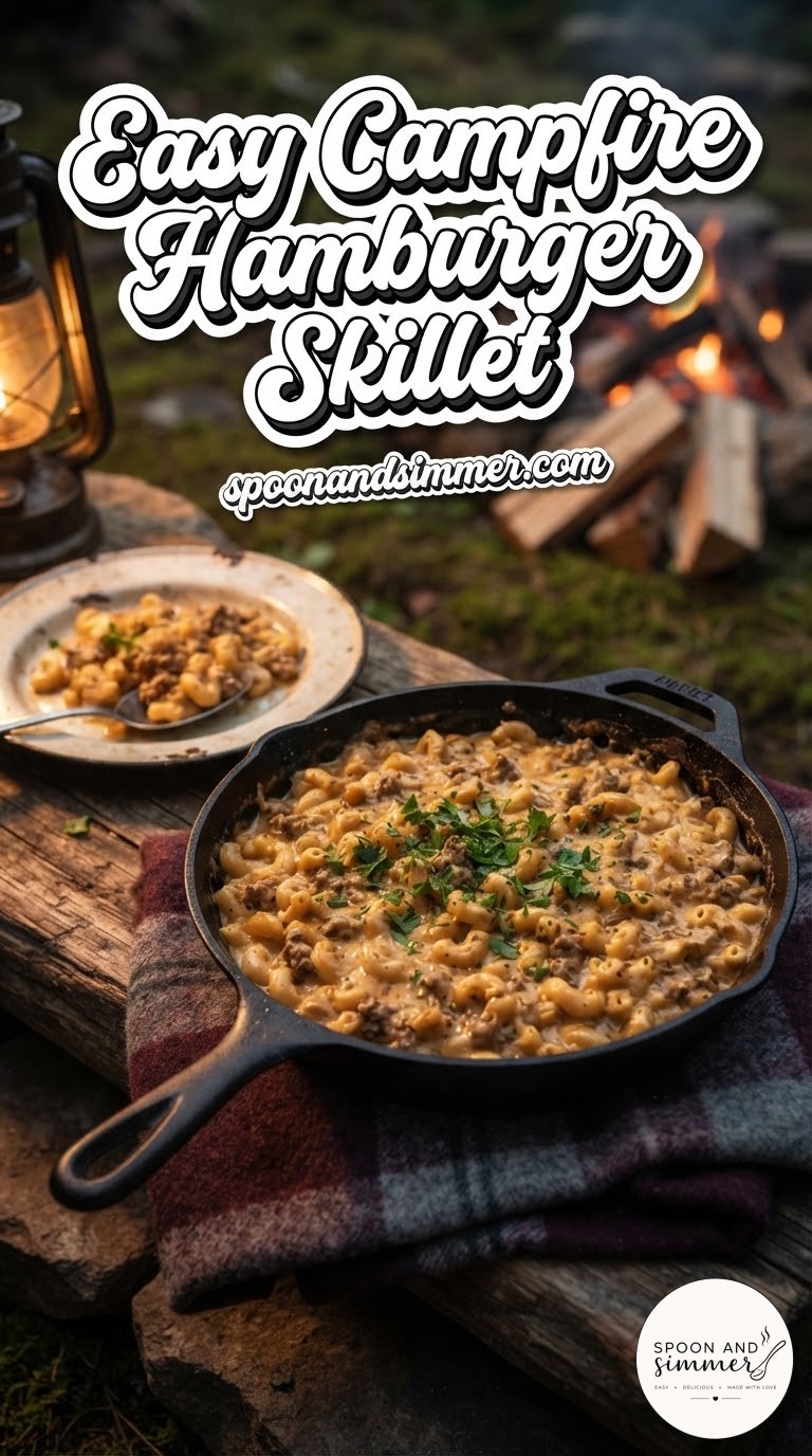 Easy Campfire Hamburger Skillet