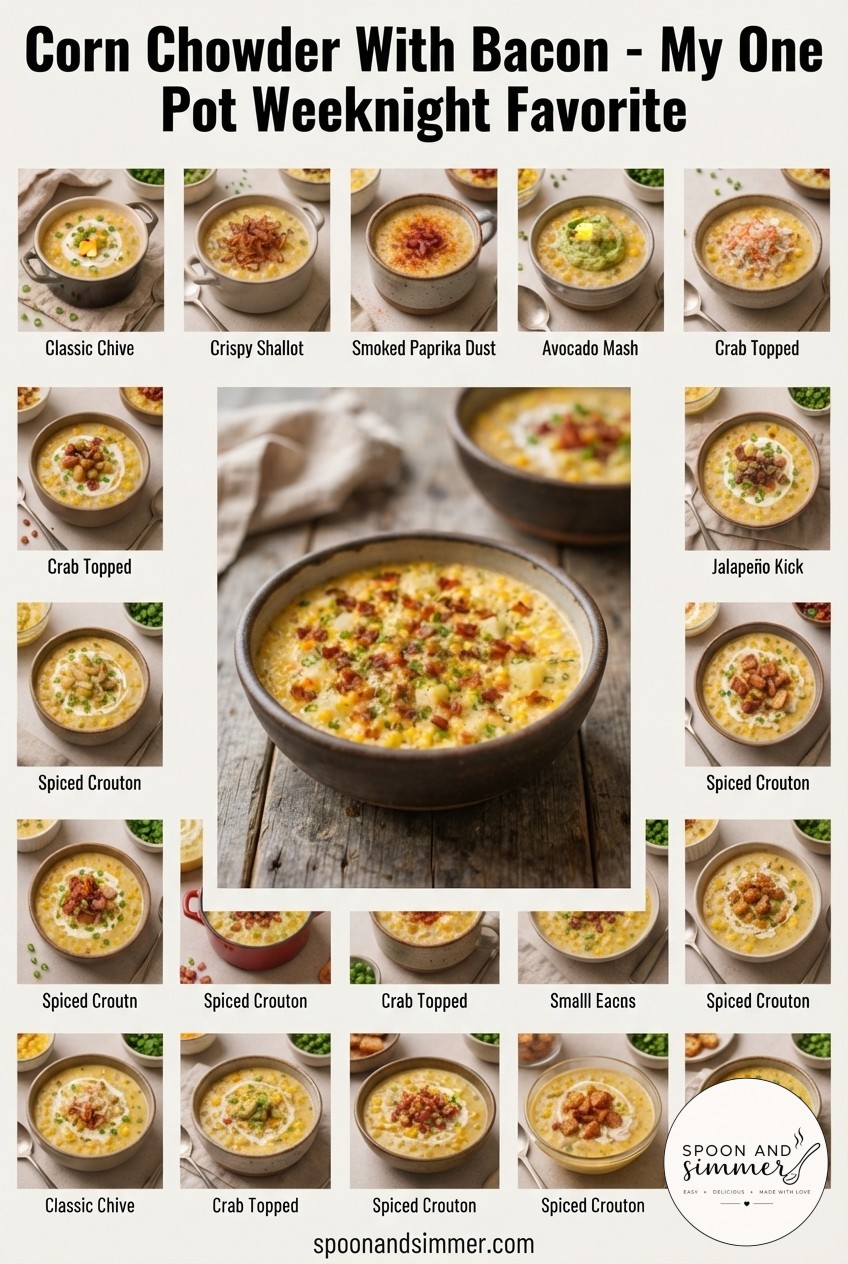 Corn Chowder With Bacon - My One - Pot Weeknight Favorite