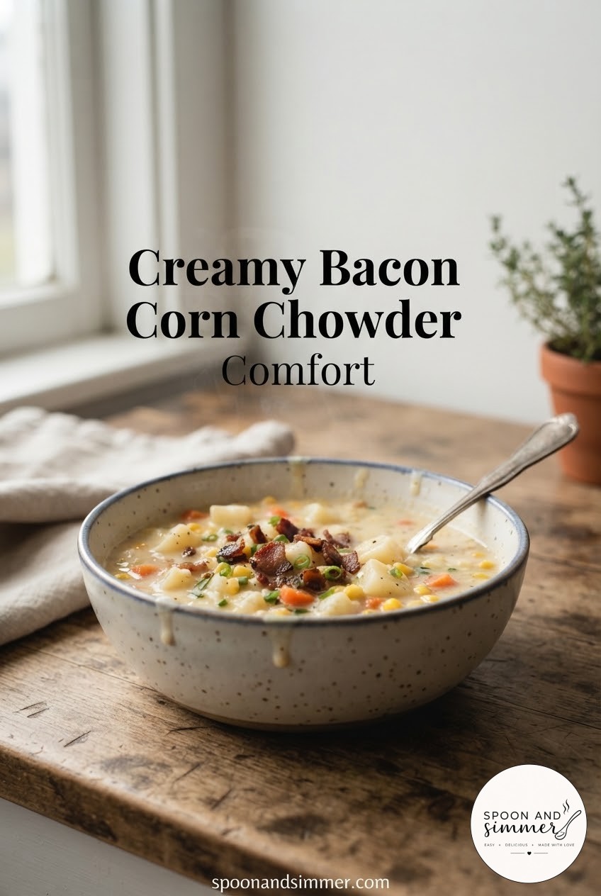 Creamy Bacon Corn Chowder Comfort