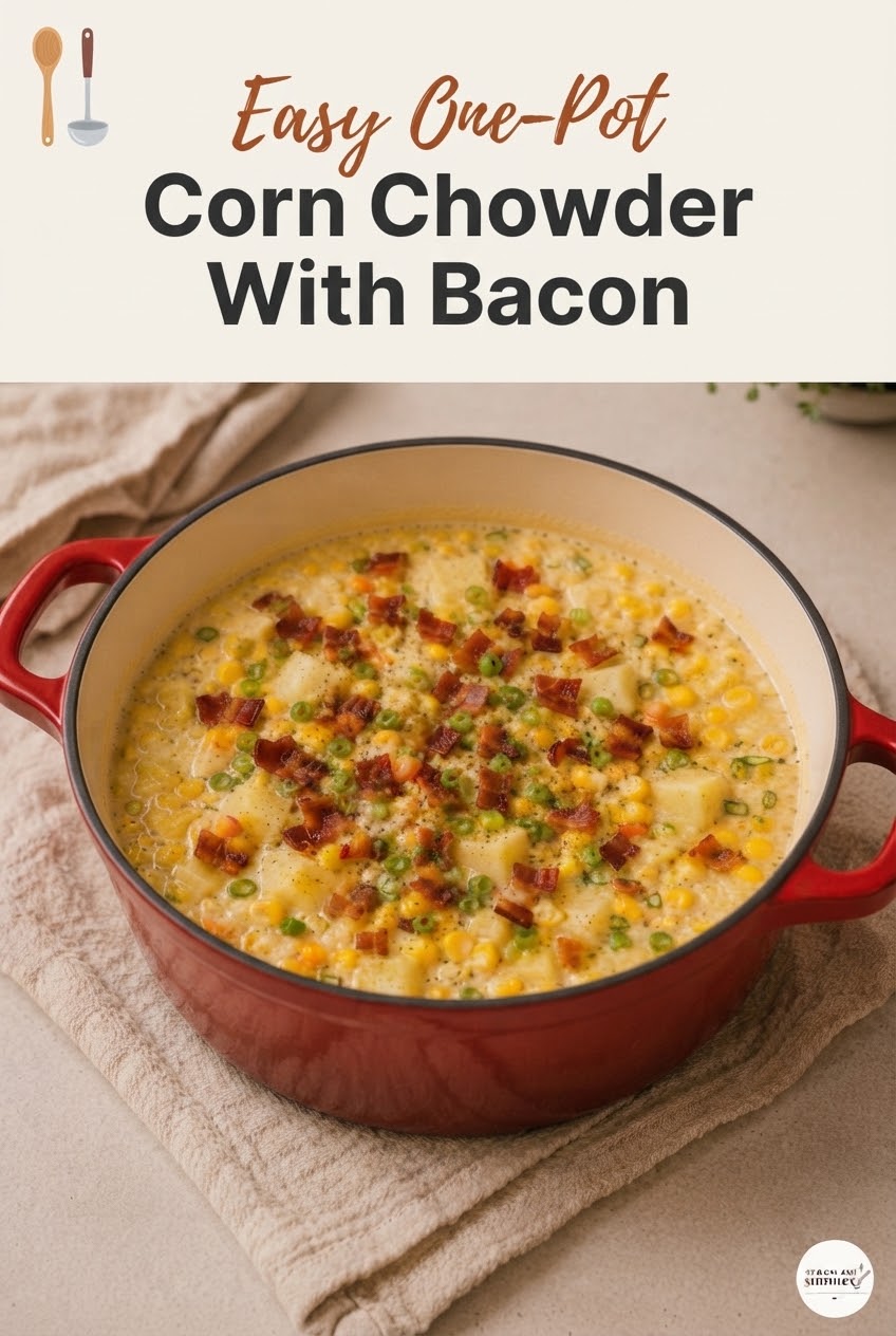 Easy One-Pot Corn Chowder With Bacon