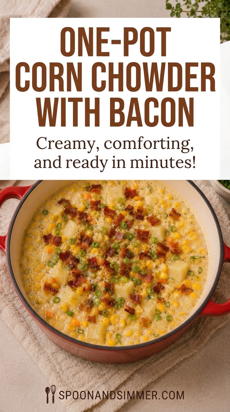 One-Pot Corn Chowder With Bacon