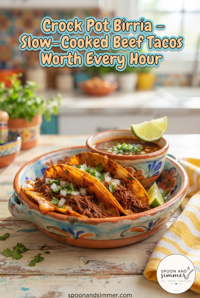 Crock Pot Birria - Slow - Cooked Beef Tacos Worth Every Hour