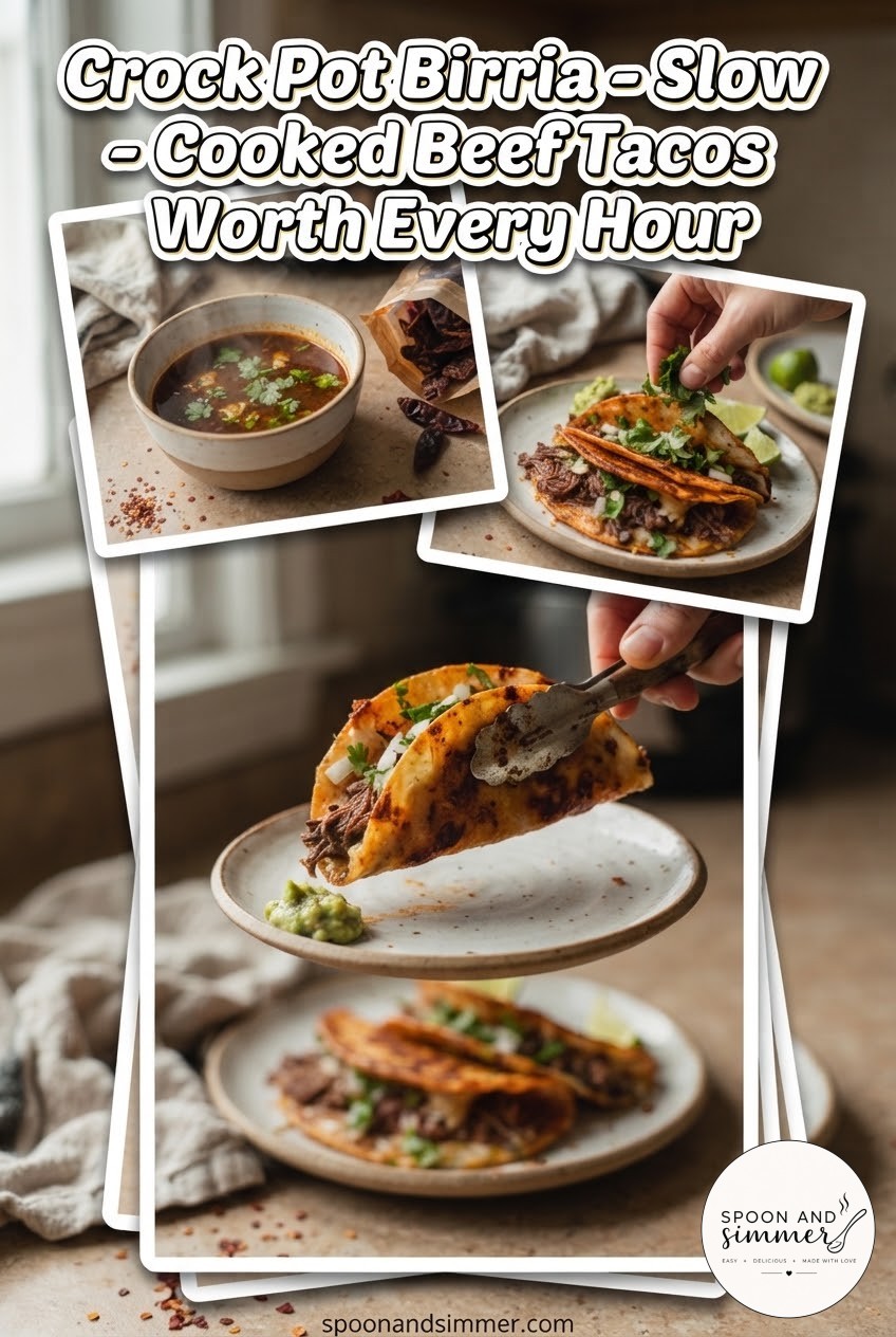 Crock Pot Birria - Slow - Cooked Beef Tacos Worth Every Hour