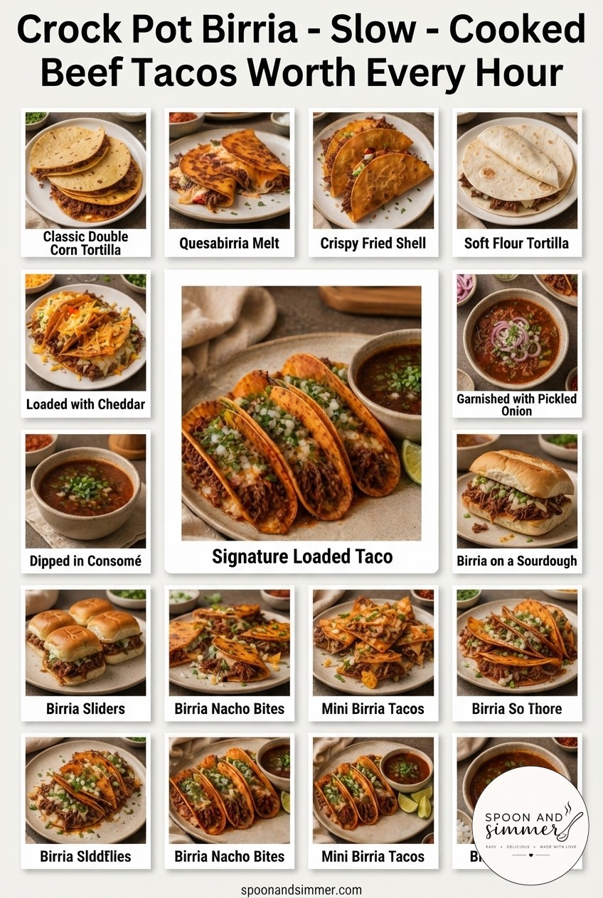 Crock Pot Birria - Slow - Cooked Beef Tacos Worth Every Hour