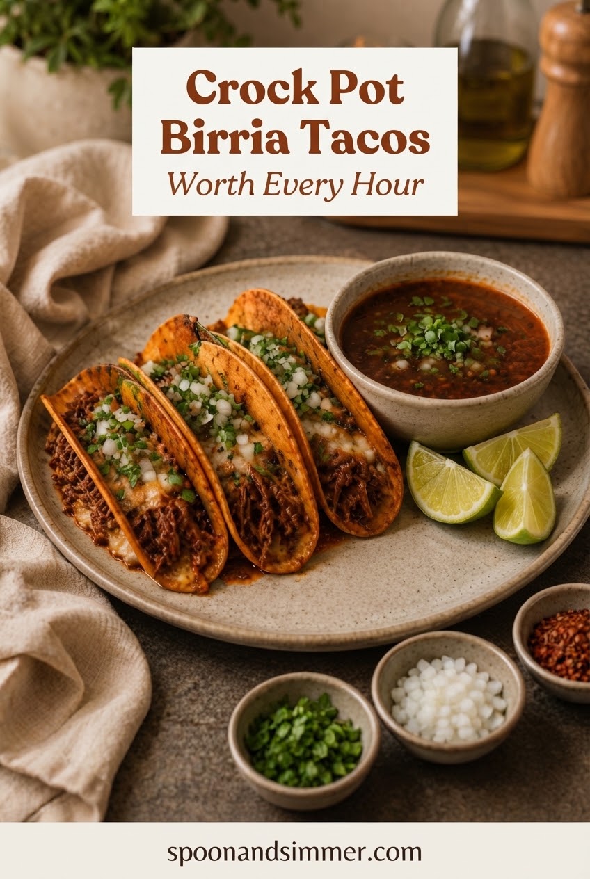Crock Pot Birria Tacos Worth Every Hour