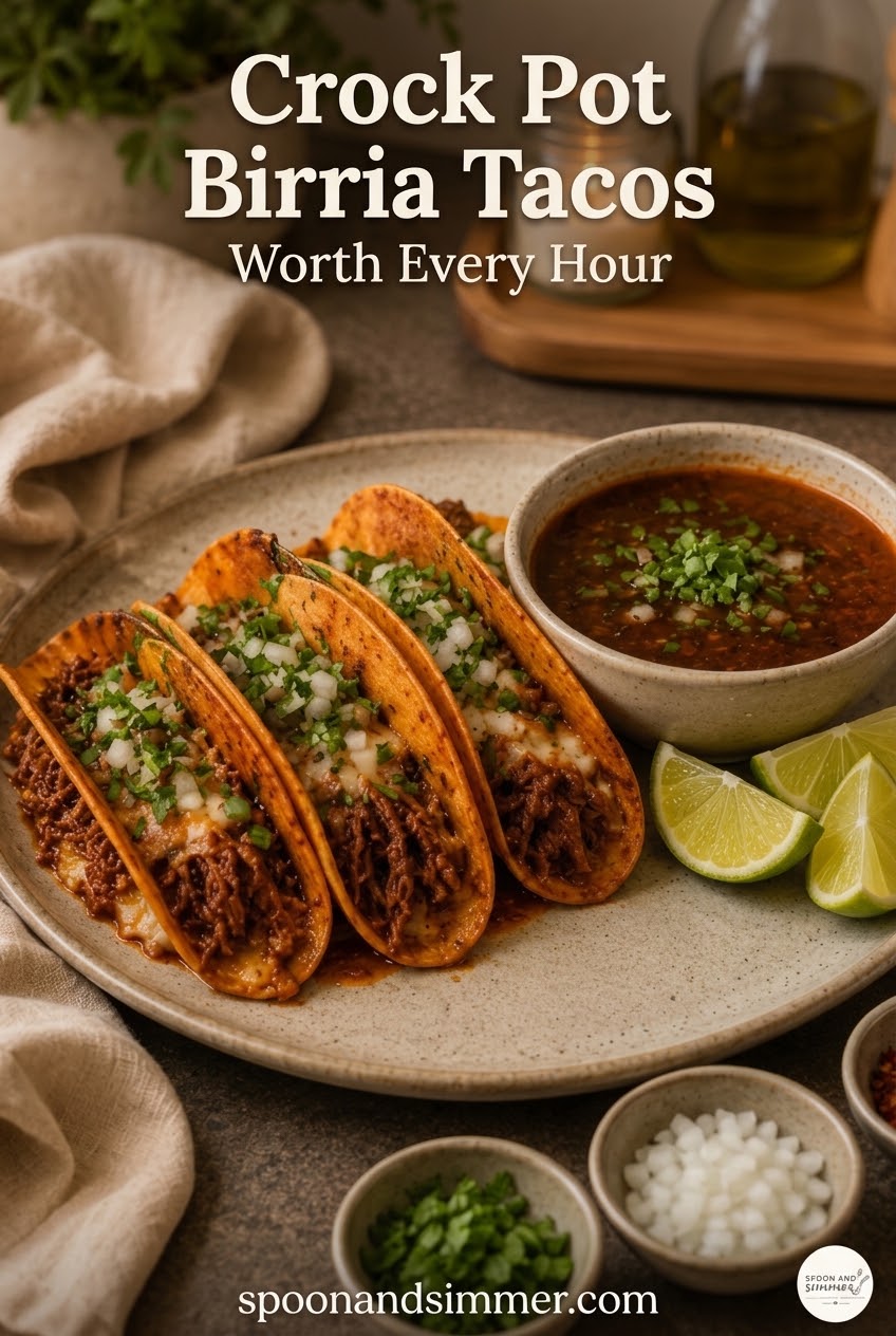 Crock Pot Birria Tacos Worth Every Hour