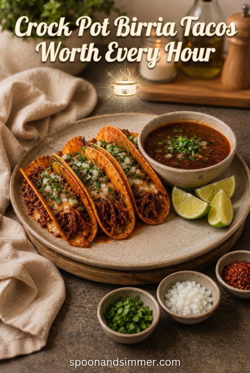 Crock Pot Birria Tacos Worth Every Hour
