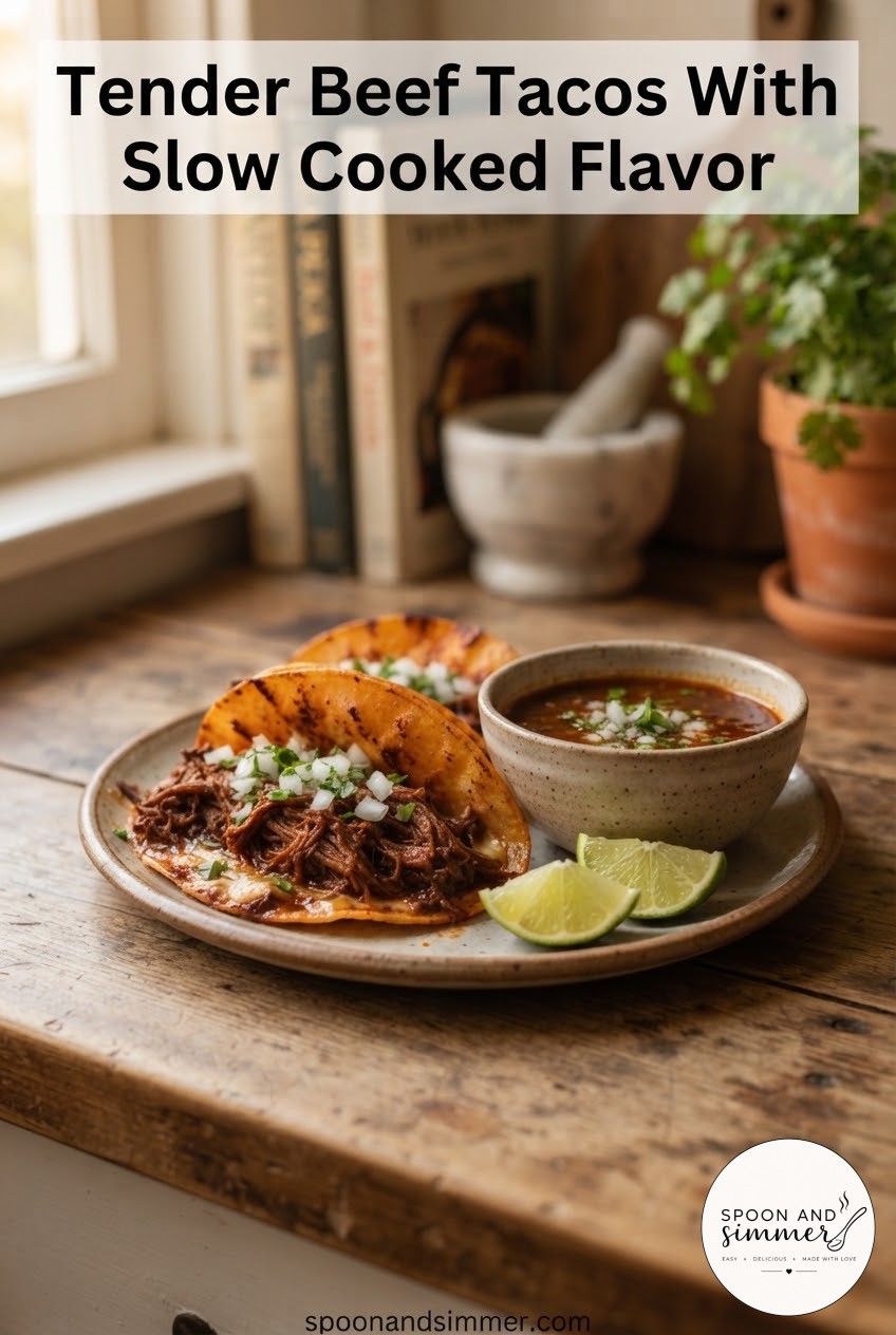 Tender Beef Tacos With Slow Cooked Flavor
