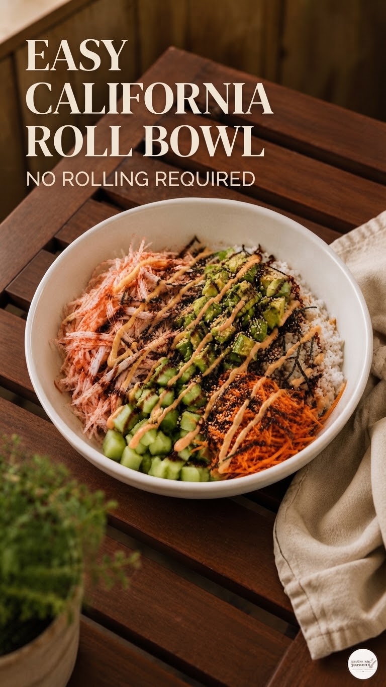 Easy California Roll Bowl No Rolling Required