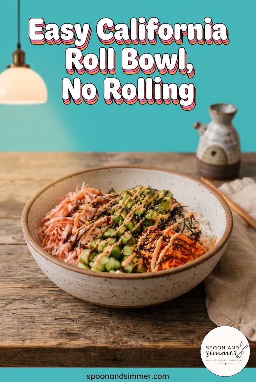 Easy California Roll Bowl, No Rolling