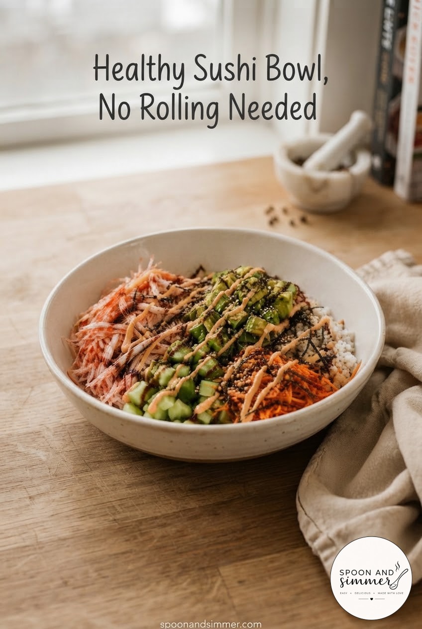 Healthy Sushi Bowl, No Rolling Needed