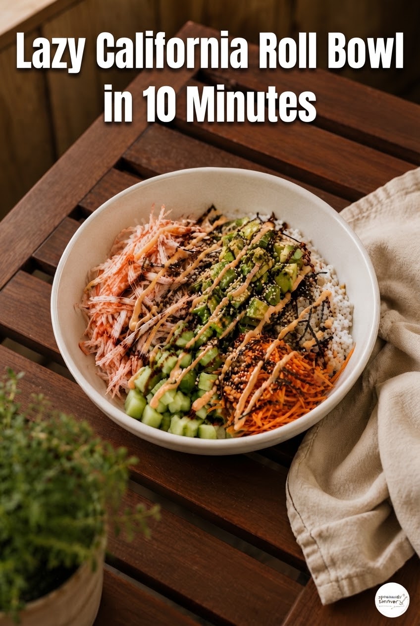 Lazy California Roll Bowl in 10 Minutes