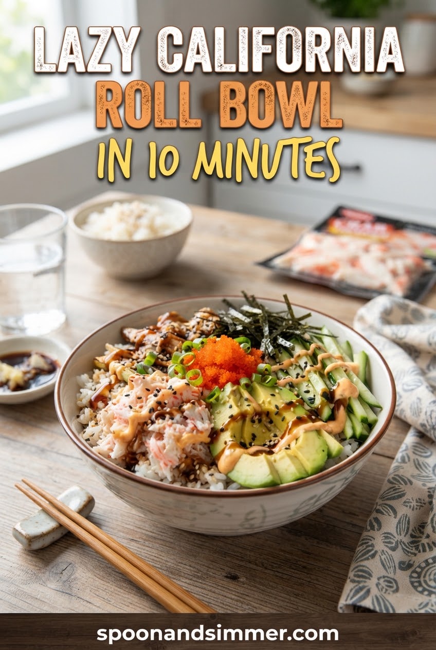 Lazy California Roll Bowl in 10 Minutes