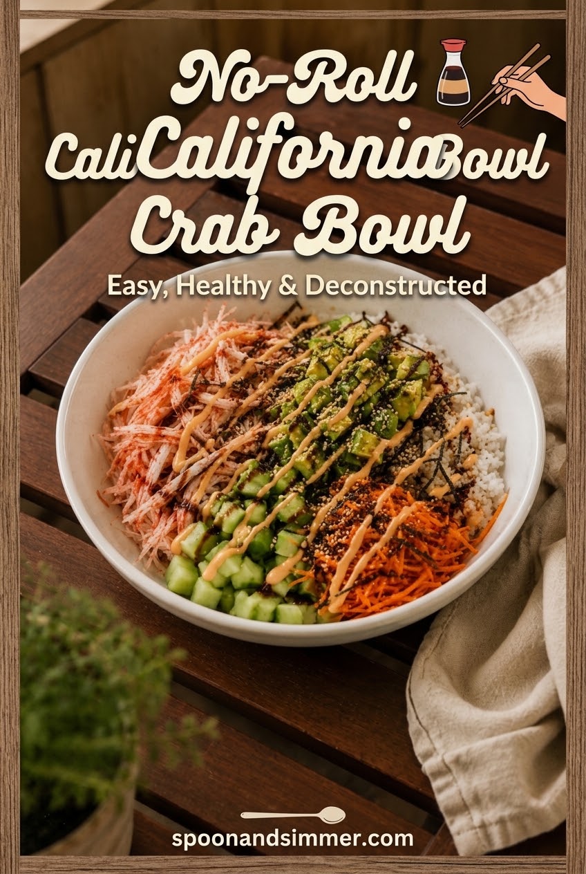 No-Roll California Crab Bowl