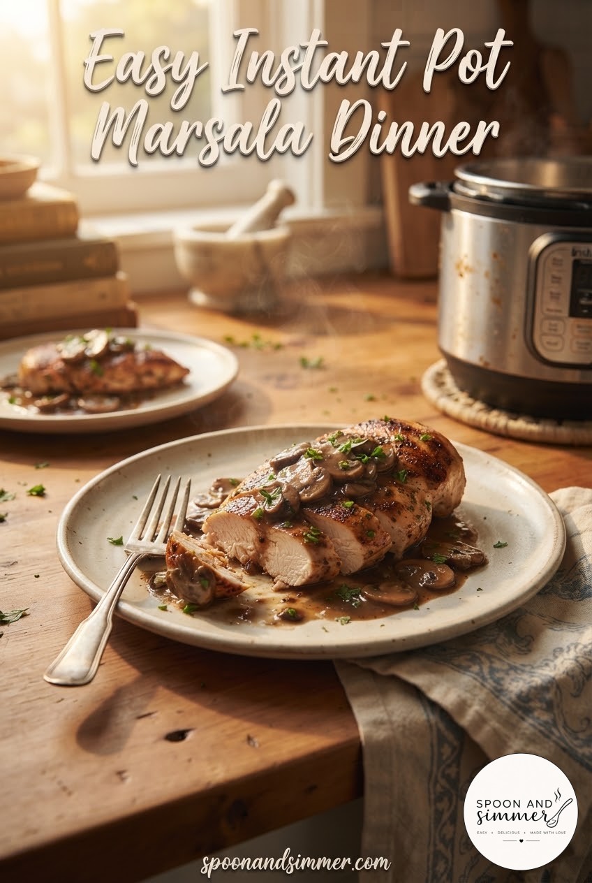 Easy Instant Pot Marsala Dinner