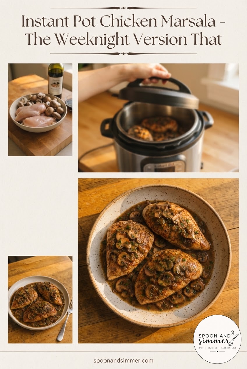 Instant Pot Chicken Marsala - The Weeknight Version That