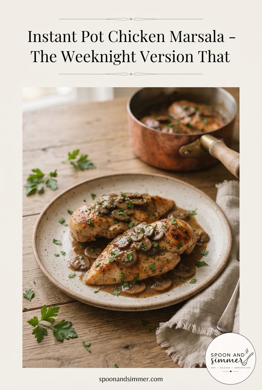 Instant Pot Chicken Marsala - The Weeknight Version That