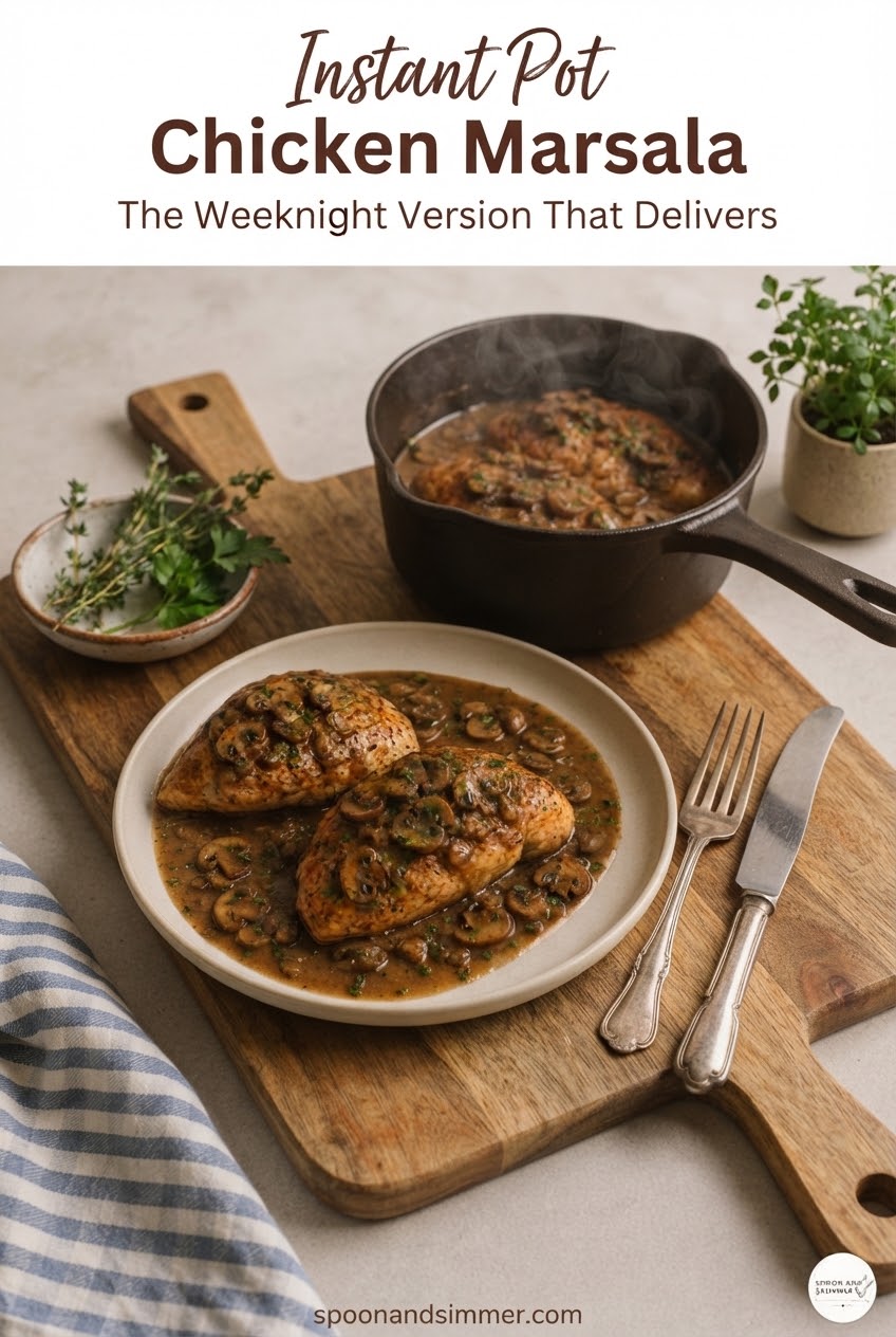 Instant Pot Chicken Marsala - The Weeknight Version That