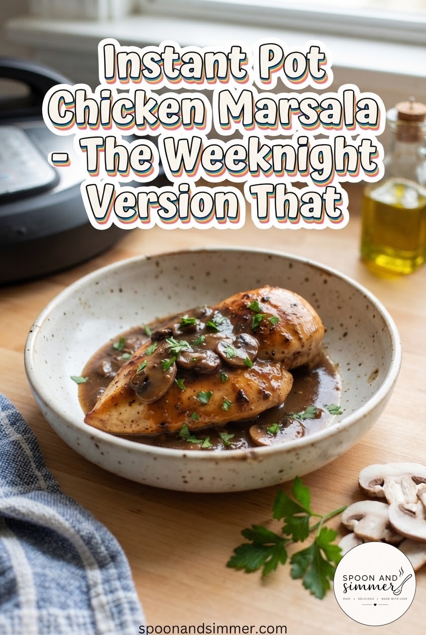 Instant Pot Chicken Marsala - The Weeknight Version That