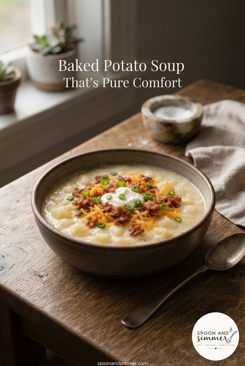 Baked Potato Soup That's Pure Comfort