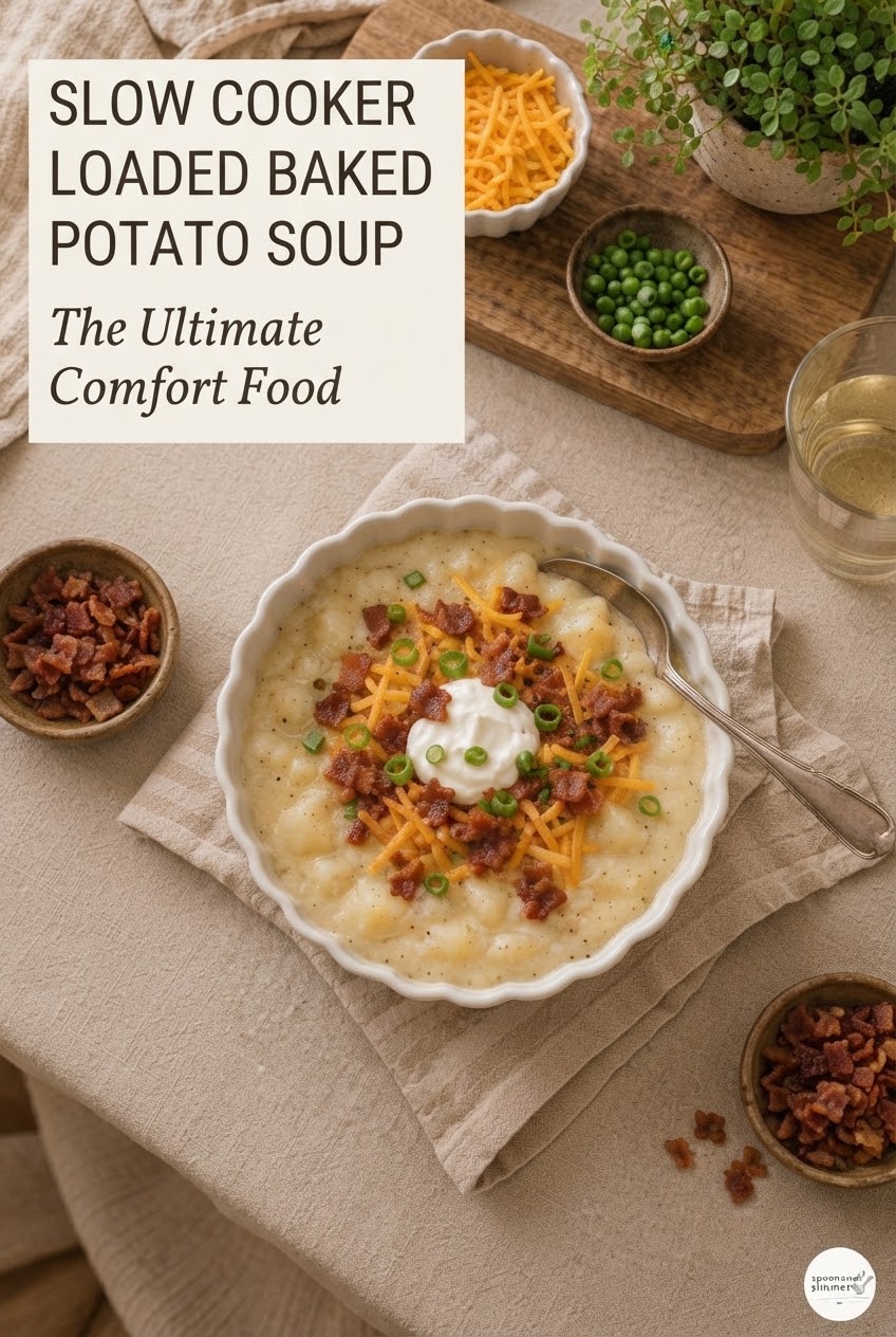 Slow Cooker Loaded Baked Potato Soup