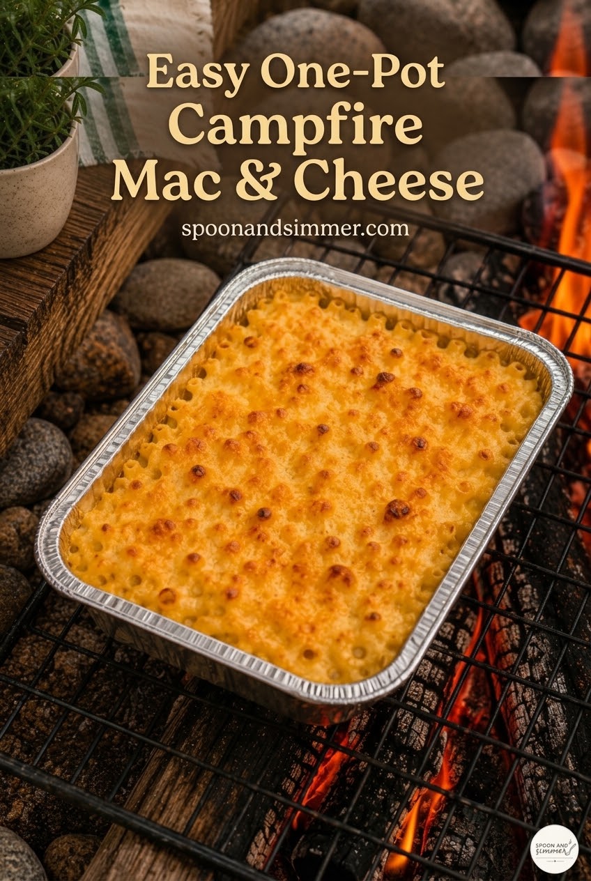 Easy One-Pot Campfire Mac & Cheese