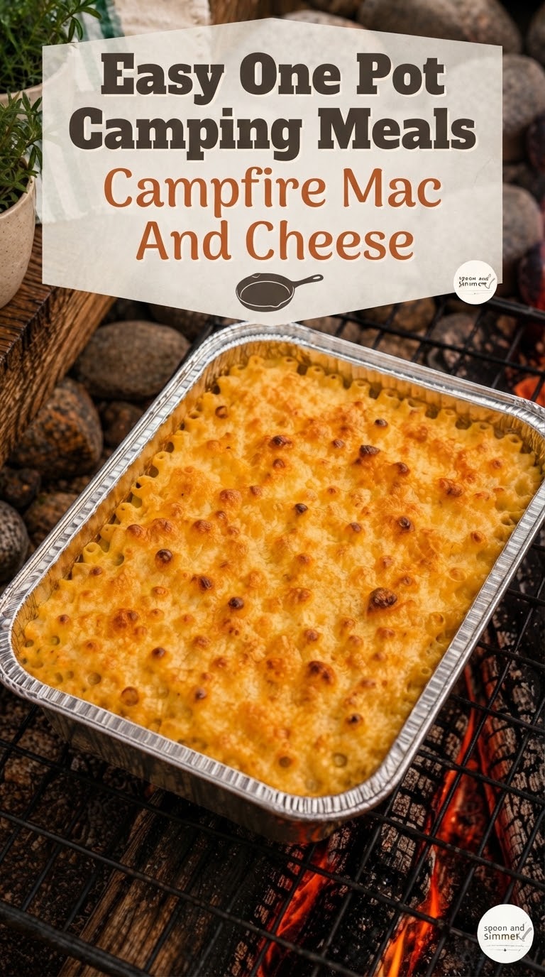Easy One Pot Camping Meals Campfire Mac And Cheese