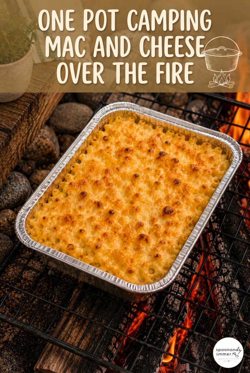 One Pot Camping Mac And Cheese Over The Fire