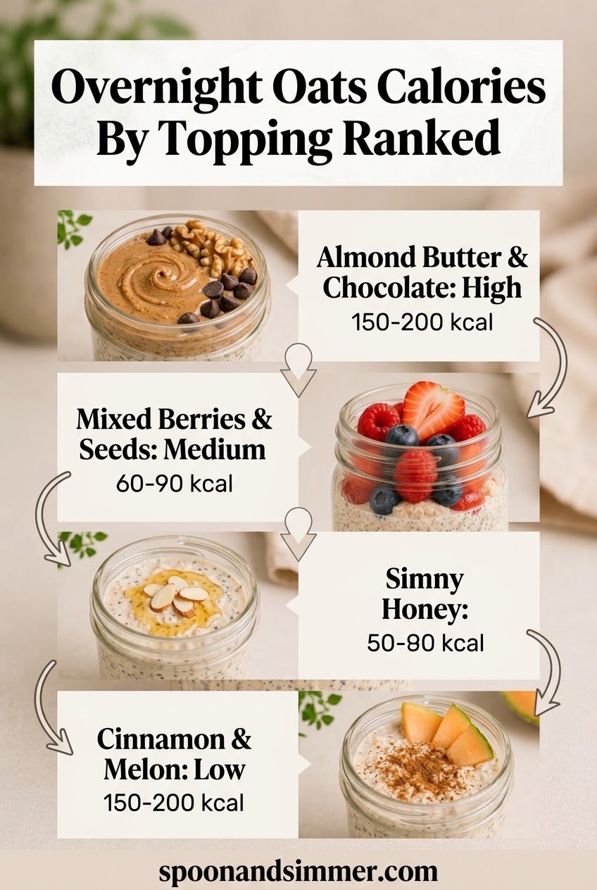 Overnight Oats Calories By Topping Ranked