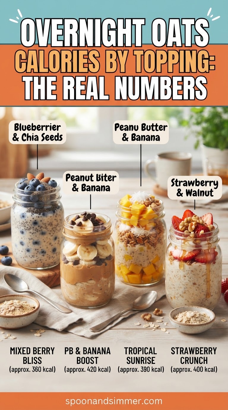 Overnight Oats Calories by Topping: The Real Numbers
