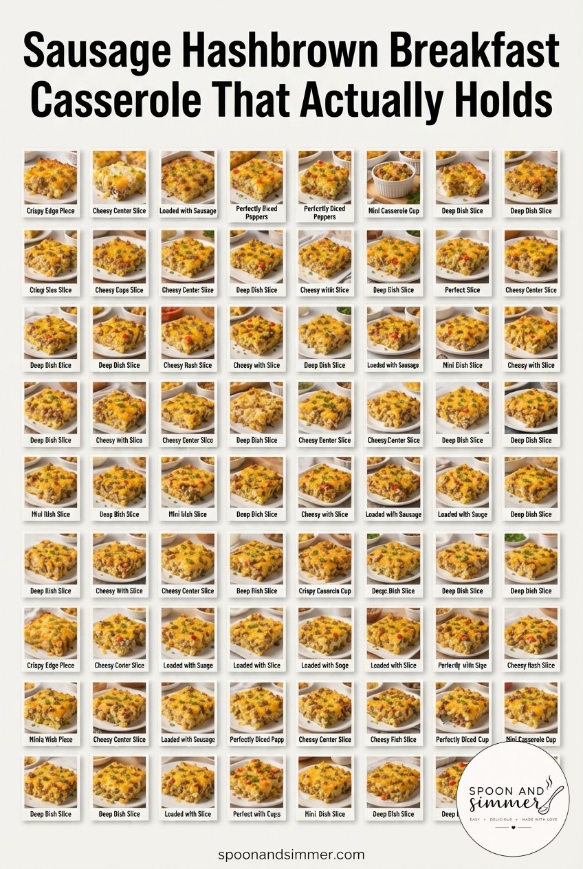 Sausage Hashbrown Breakfast Casserole That Actually Holds