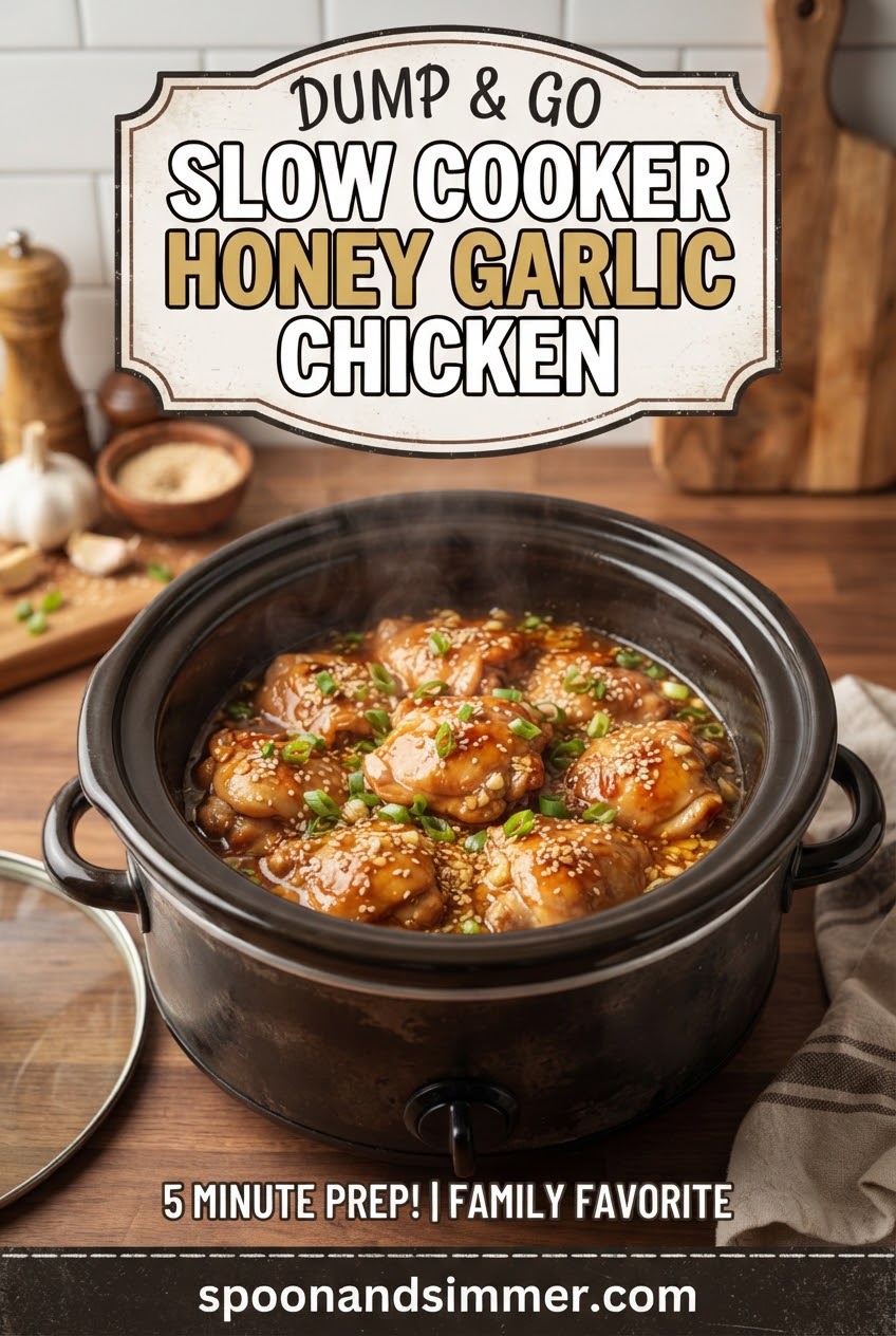 Dump & Go Slow Cooker Honey Garlic Chicken