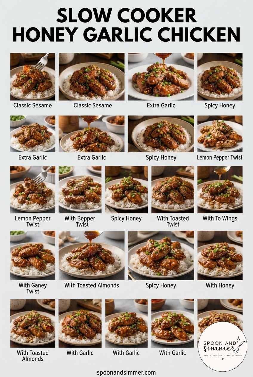 Slow Cooker Honey Garlic Chicken