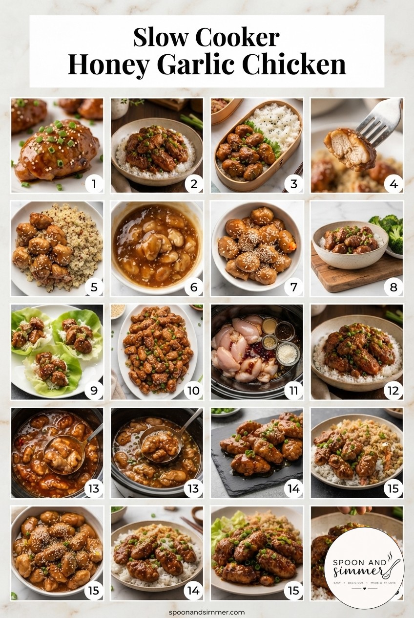 Slow Cooker Honey Garlic Chicken