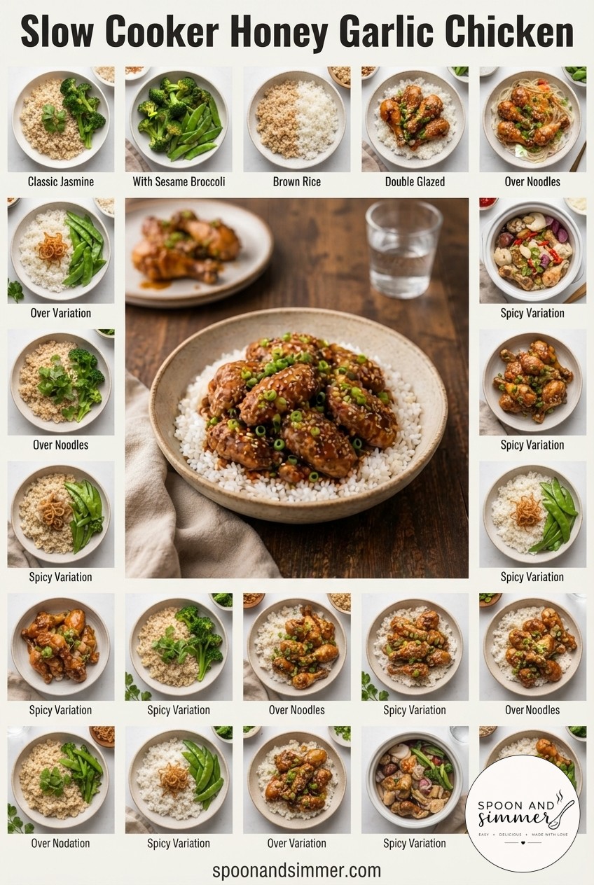 Slow Cooker Honey Garlic Chicken