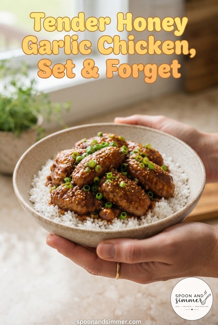 Tender Honey Garlic Chicken, Set & Forget
